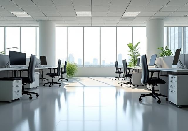 Bureau moderne et propre